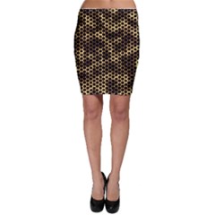 Honeycomb Beehive Nature Bodycon Skirt by Mariart