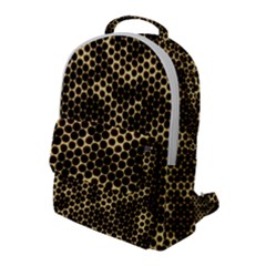 Honeycomb Beehive Nature Flap Pocket Backpack (large)