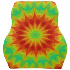 Kaleidoscope Background Mandala Red Green Car Seat Velour Cushion 