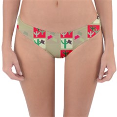 Background Western Cowboy Reversible Hipster Bikini Bottoms by Mariart