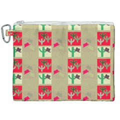 Background Western Cowboy Canvas Cosmetic Bag (xxl)