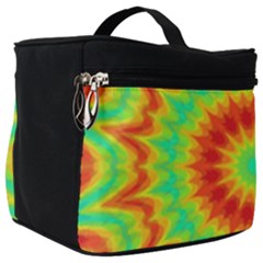 Kaleidoscope Background Red Yellow Make Up Travel Bag (big)