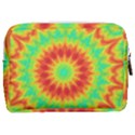 Kaleidoscope Background Red Yellow Make Up Pouch (Medium) View2