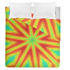 Kaleidoscope Background Star Duvet Cover Double Side (queen Size) by Mariart