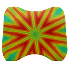 Kaleidoscope Background Star Velour Head Support Cushion