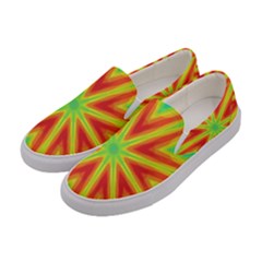 Kaleidoscope Background Star Women s Canvas Slip Ons by Mariart