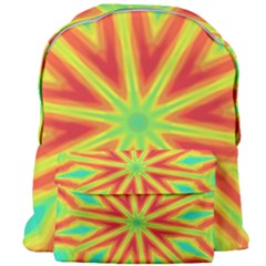 Kaleidoscope Background Star Giant Full Print Backpack by Mariart