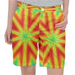 Kaleidoscope Background Star Pocket Shorts by Mariart