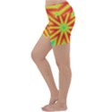 Kaleidoscope Background Star Lightweight Velour Yoga Shorts View2