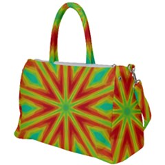 Kaleidoscope Background Star Duffel Travel Bag