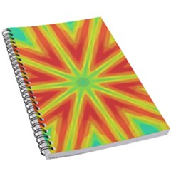 Kaleidoscope Background Star 5 5  X 8 5  Notebook