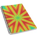 Kaleidoscope Background Star 5.5  x 8.5  Notebook View1