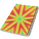 Kaleidoscope Background Star 5.5  x 8.5  Notebook View2