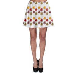 Autumn Leaves Skater Skirt by Mariart