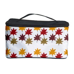 Autumn Leaves Cosmetic Storage by Mariart