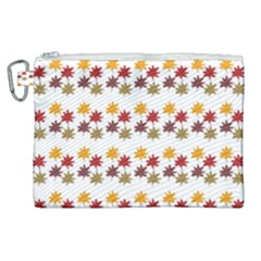 Autumn Leaves Canvas Cosmetic Bag (xl)