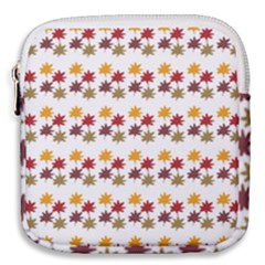 Autumn Leaves Mini Square Pouch by Mariart