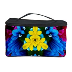 Flowers Kaleidoscope Mandala Cosmetic Storage by Mariart