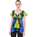 Flowers Kaleidoscope Mandala Lace Front Dolly Top View1