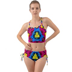 Flowers Kaleidoscope Mandala Mini Tank Bikini Set