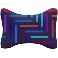 Line Background Abstract Seat Head Rest Cushion by Mariart