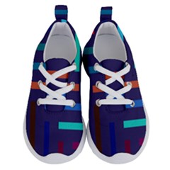 Line Background Abstract Running Shoes by Mariart