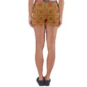 Western Pattern Backdrop Yoga Shorts View2