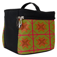 Western Pattern Backdrop Make Up Travel Bag (small)