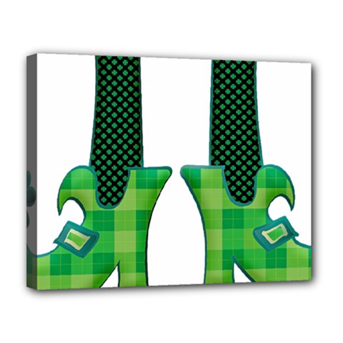 Saint Patrick S Day March Canvas 14  X 11  (stretched) by Mariart