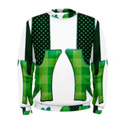 Saint Patrick S Day March Men s Sweatshirt by Mariart