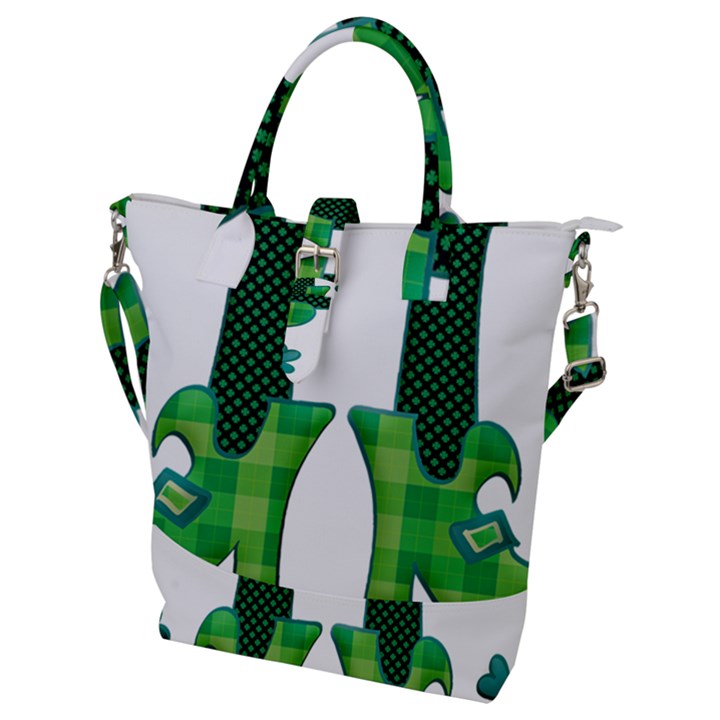 Saint Patrick S Day March Buckle Top Tote Bag