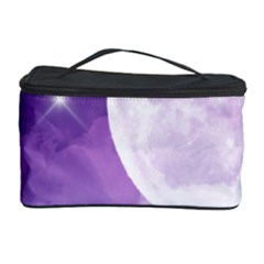 Purple Sky Star Moon Clouds Cosmetic Storage by Mariart