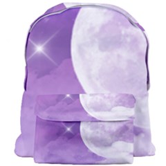 Purple Sky Star Moon Clouds Giant Full Print Backpack