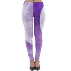 Purple Sky Star Moon Clouds Lightweight Velour Leggings by Mariart