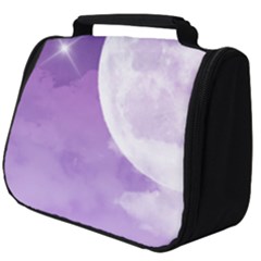 Purple Sky Star Moon Clouds Full Print Travel Pouch (big) by Mariart