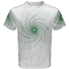 Spirograph Pattern Men s Cotton Tee by Mariart