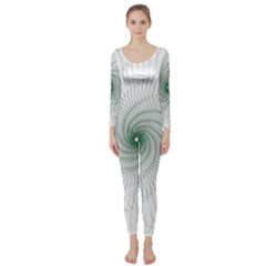 Spirograph Pattern Long Sleeve Catsuit by Mariart