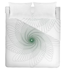 Spirograph Pattern Duvet Cover Double Side (queen Size) by Mariart