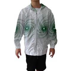 Spirograph Pattern Hooded Windbreaker (kids) by Mariart