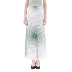 Spirograph Pattern Full Length Maxi Skirt by Mariart