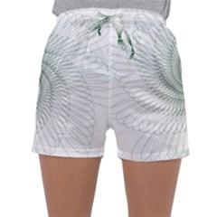 Spirograph Pattern Sleepwear Shorts