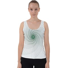 Spirograph Pattern Velvet Tank Top by Mariart