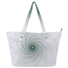 Spirograph Pattern Full Print Shoulder Bag