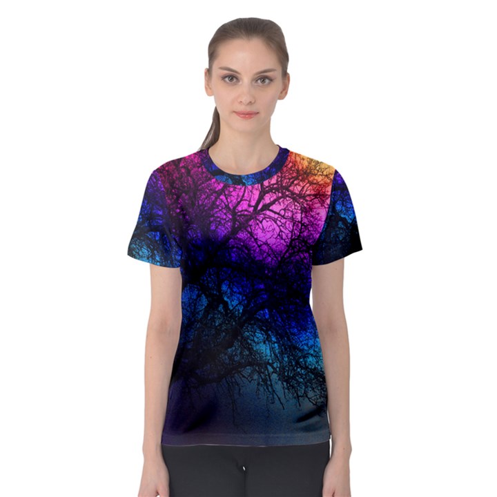 Fall Feels Women s Sport Mesh Tee