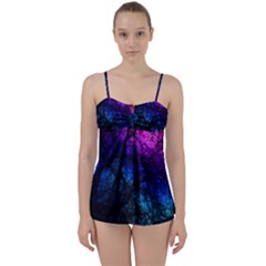 Fall Feels Babydoll Tankini Set