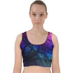 Fall Feels Velvet Racer Back Crop Top