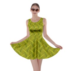 Autumn Leaves Pattern Skater Dress by LoolyElzayat