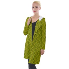 Autumn Leaves Pattern Hooded Pocket Cardigan by LoolyElzayat