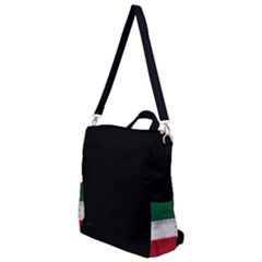 Flag Patriote Quebec Patriot Red Green White Grunge Separatism Crossbody Backpack