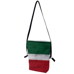 Flag Patriote Quebec Patriot Red Green White Grunge Separatism Folding Shoulder Bag by Quebec